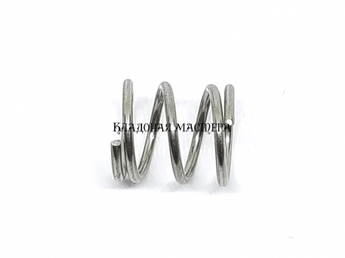 Пружина стиснення 1.4х14х15 мм нержавіюча сталь фото 1