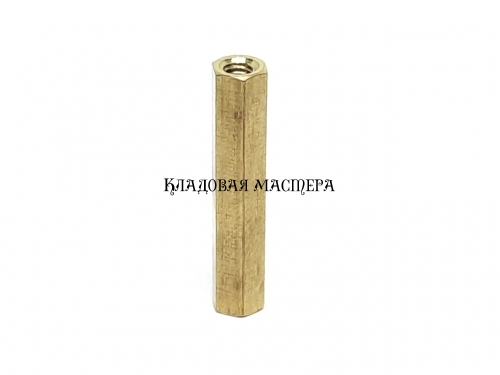 Стойка латунная M3*25 фото 1