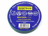 Изолента ПВХ Inteco зеленая 50 м 17x0.13 мм Изолента ПВХ Inteco зеленая 50 м 17x0.13 мм