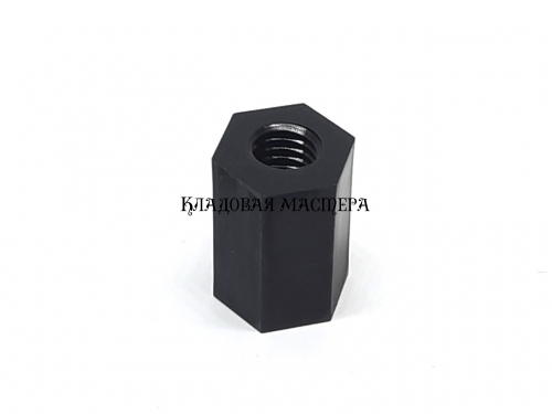 Стойка нейлоновая черная M6*15 фото 1
