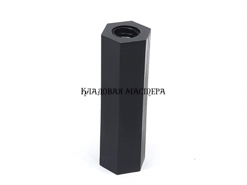 Стойка нейлоновая черная M6*35 фото 1