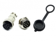 Разъем GX20-8 PIN с влагозащитной заглушкой, пара