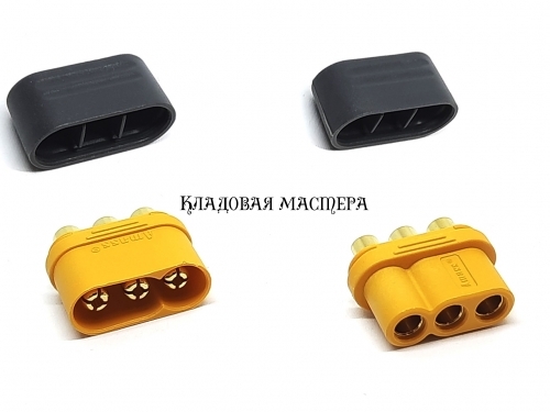 Роз’єм пара MR60-M + MR60-F з кожухом фото 1