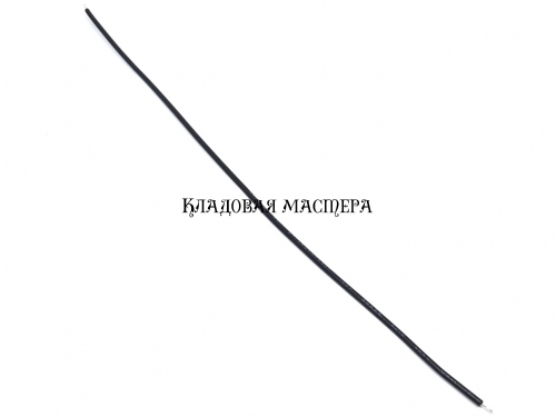 Провод 26AWG 15см черный 100шт одинарный медный монтажный фото 1