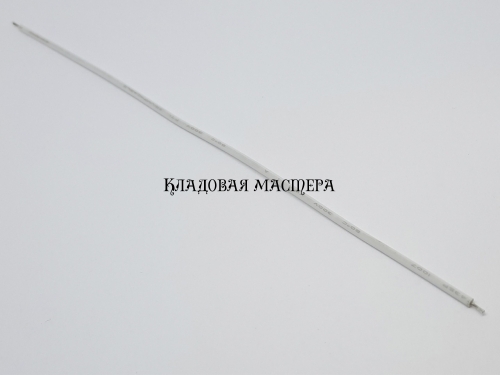 Провод 26AWG 15см белый 100шт одинарный медный монтажный фото 1