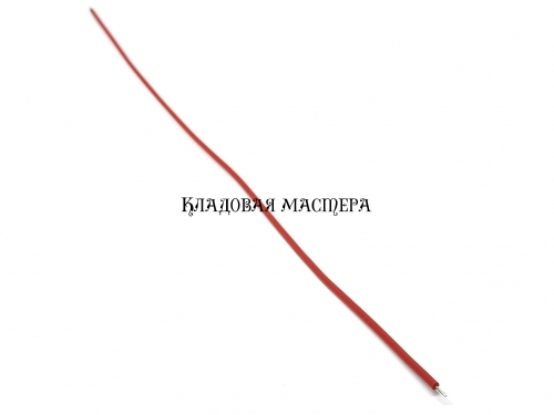 Провід 22AWG 20см червоний 100шт одинарний мідний монтажний фото 1