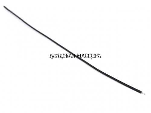 Провод 22AWG 20см черный 100шт одинарный медный монтажный фото 1