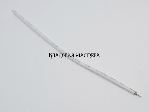 Провод 20AWG 10см белый 100шт одинарный медный монтажный фото 1