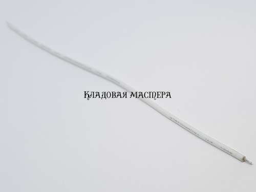 Провод 20AWG 15см белый 100шт одинарный медный монтажный фото 1