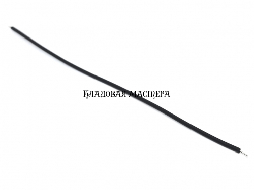 Провод 20AWG 15см черный 100шт одинарный медный монтажный фото 1