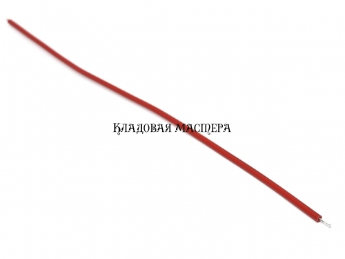 Провод 20AWG 15см красный 100шт одинарный медный монтажный фото 1