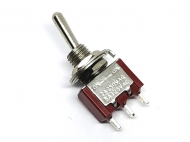 Тумблер MTS-102 красный 2 положения on-on , 3pin