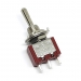Тумблер MTS-123 красный 3 положения on-off-on, 3pin без фиксации фото 1