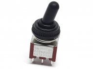 Тумблер MTS-212W красный герметичный 2 положения on-on, 6pin без фиксации