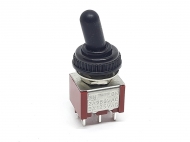 Тумблер MTS-202W червоний герметичний 2 положення on-on, 6pin