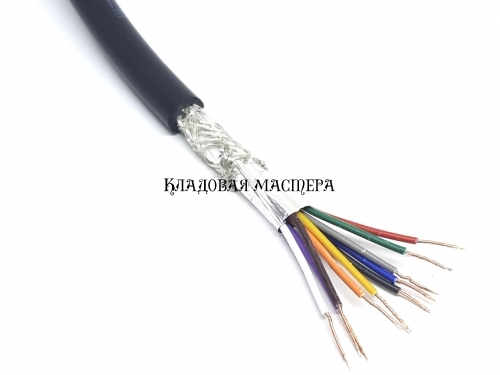 Кабель RVVP 10 жильний мідний 10*0.3 мм2 з екраном фото 1