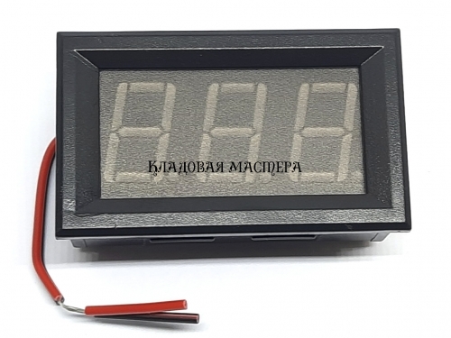 Вольтметр DC 0.56" 4.5-30В красный фото 1