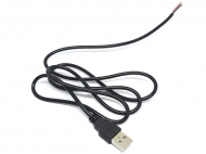 Штекер USB 2.0 type A с проводом 1 м