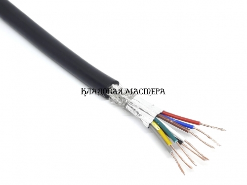 Кабель RVVP 8 жильный медный 8*0.3 мм2 с экраном фото 1 Кабель RVVP 8 жильный медный 8*0.3 мм2 с экраном фото 1