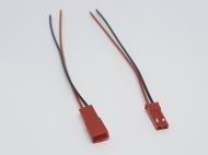 Роз'єм JST RCY sypled 2pin 24AWG - 10 см, пара