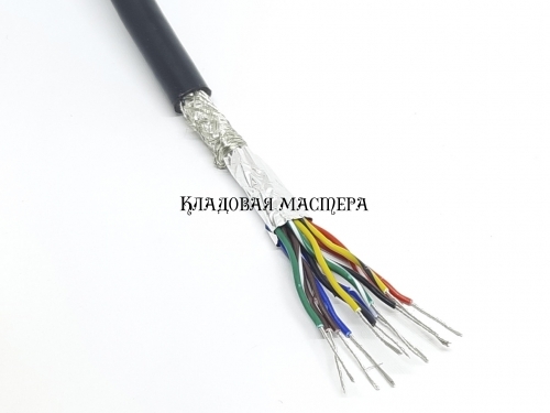 Кабель RVSP 12 жильный медный 12*0.2 мм2 с экраном фото 1
