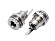 Гнездо питания DC-099 5.5x2.5 цинковый сплав