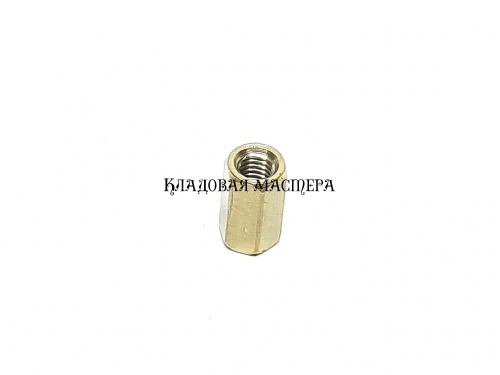 Стійка латунна M3*8 фото 1 Стійка латунна M3*8 фото 1