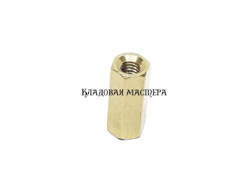Стійка латунна M3*11 фото 1 Стійка латунна M3*11 фото 1