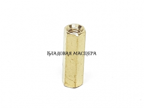 Стойка латунная M3*15 фото 1 Стойка латунная M3*15 фото 1