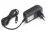 Блок питания с индикатором 12V, 1A, 220В 2.5/5.5 мм, вилочный 