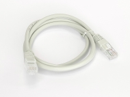 Патч-корд серый 1м RJ-45 UTP CAT5e