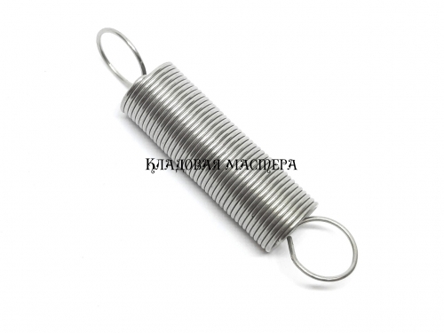 Пружина розтягування 0.6x8x40 мм нержавіюча фото 1