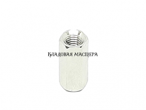 Стійка латунна нікельована M3*11 фото 1