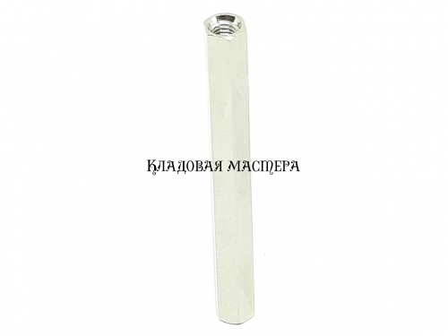 Стойка латунная никелированная M3*45 фото 1