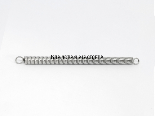 Пружина растяжения 1x6x100мм нержавеющая фото 1