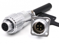 Роз'єм ZJPT P12 4pin силовий промисловий