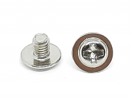 Винт PWM М3*4 100шт с крестообразной полукруглой головкой та фланцем