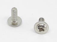 Винт PWM М3*8 100шт с крестообразной полукруглой головкой та фланцем