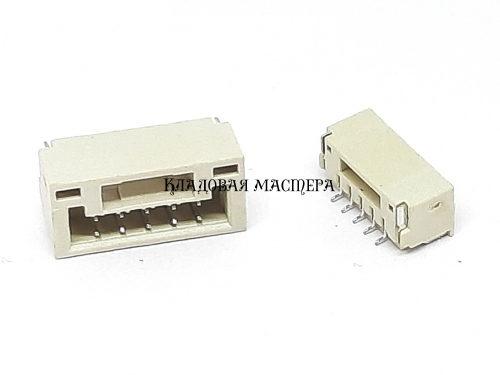 Роз'єм GH1.25 5Pin SMD горизонтальний фото 1 Роз'єм GH1.25 5Pin SMD горизонтальний фото 1