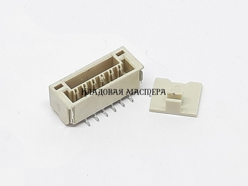 Разъем GH1.25 6Pin SMD вертикальный фото 1 Разъем GH1.25 6Pin SMD вертикальный фото 1
