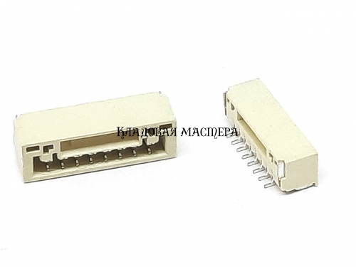 Разъем GH1.25 8Pin SMD горизонтальный фото 1 Разъем GH1.25 8Pin SMD горизонтальный фото 1