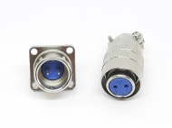 Разъем XS12 2 Pin с фланцем пара