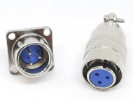 Разъем XS12 3 Pin с фланцем пара Разъем XS12 3 Pin с фланцем пара