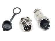 Роз’єм GX12-7 PIN з вологозахисною заглушкою, пара