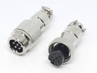 Роз'єм з'єднувальний GX12-7 PIN, пара