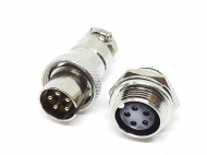 Разъем GX16F-5 PIN, пара