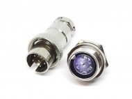 Разъем GX16F-6 PIN, пара