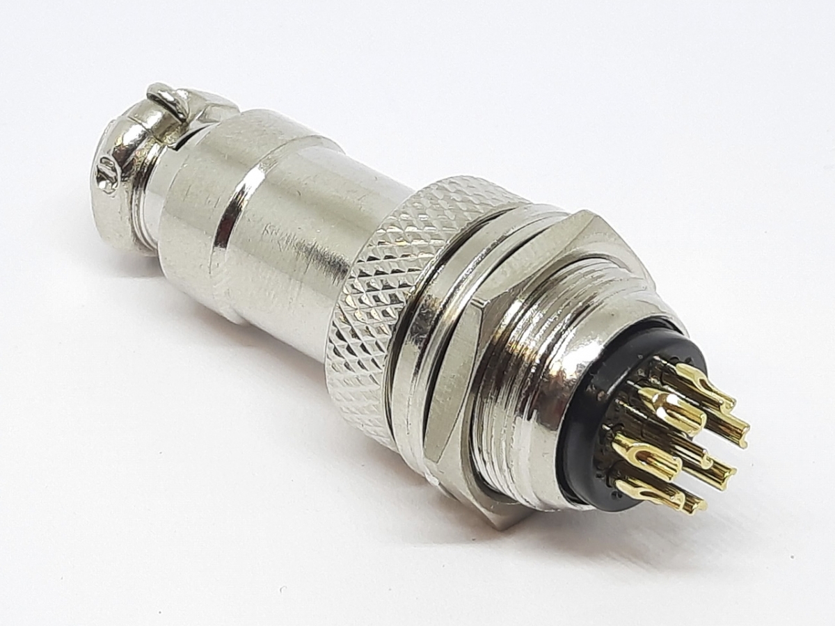 Роз'єм GX16F-8 PIN, пара купити в Україні