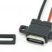 Гніздо USB type-C горизонтальний 2pin з дротами 6 см фото 4