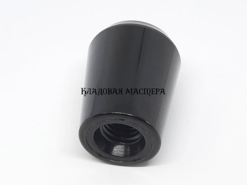Ручка бакелитовая M10x32 внутренняя резьба черная фото 1